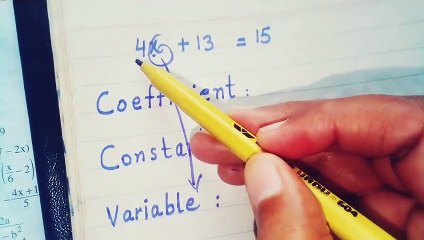 Exercise 7.8 Class 7 Gohar Logical Mathematics: Variables, Constants, and Coefficients