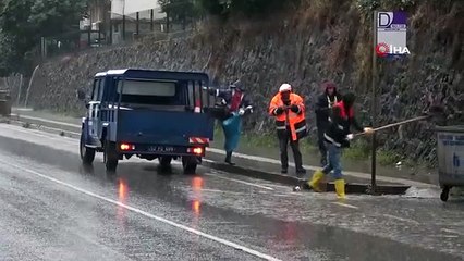 De fortes pluies se sont produites à Ordu