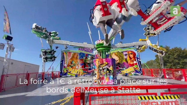 La foire à 1€ a retrouvé sa place sur les bords de Meuse à Statte