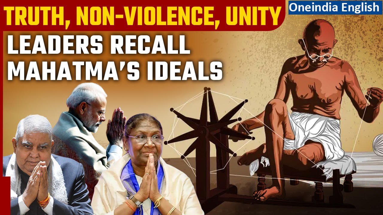 Gandhi Jayanti: PM Modi says Gandhi's impact is global| Political leaders pay tribute| Oneindia News