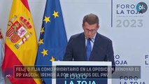 Feijóo fija como prioritario en la oposición renovar el PP vasco: «Iremos a por los votos del PNV»