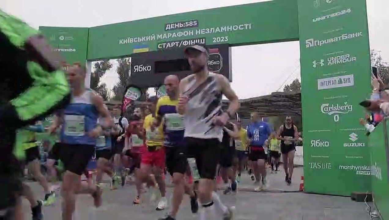 Erster marathon in kiew seit beginn der russischen invasion