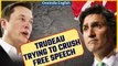 Elon Musk accuses Justin Trudeau of 'crushing free speech' | Canada vs India | Oneindia News