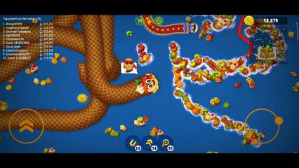 Worms Zone Gameplay Epic Battles and Giant Worms!