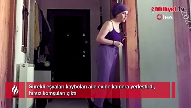Sürekli eşyaları kaybolan aile evine kamera yerleştirdi! Hayatlarının şokunu yaşadılar
