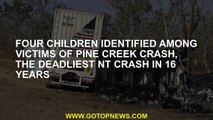 Four children identified among victims of Pine Creek crash, the deadliest NT crash in 16 years