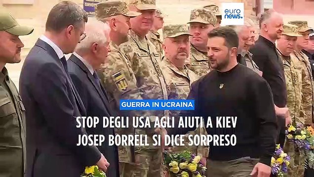 Stop degli Stati Uniti alle armi in Ucraina, diplomazia europea sorpresa