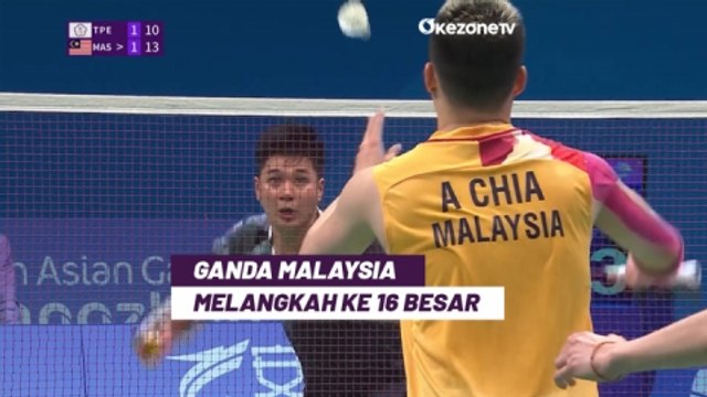 Highlight Bulu Tangkis Asian Games 2023: Lewat Rubber Gim, Aaron/Soh Melangkah ke 16 Besar