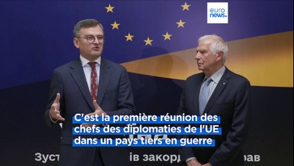 Les ministres des affaires étrangères de l'UE tiennent une réunion sans précédent à Kiev