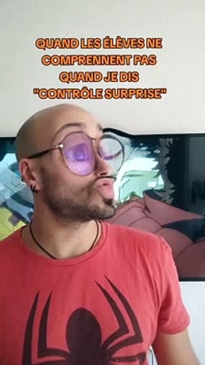 Quand les élèves ne comprennent pas quand je dis : “Contrôle surprise”   #humour #drole #trend #agedeglace #professeur #ecole