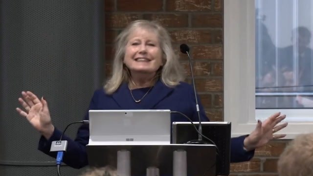 Unfortunate gaffe as Tory mayoral candidate Susan Hall almost tells the Conservatives conference she will be London's first female Labour mayor