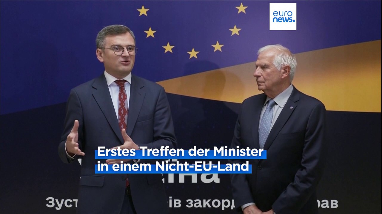 Solidarität mit der Ukraine: EU-Außenminister treffen sich in Kiew
