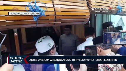 Anies Ungkap Wejangan Usai Bertemu Putra Mbah Maimoen Zubair