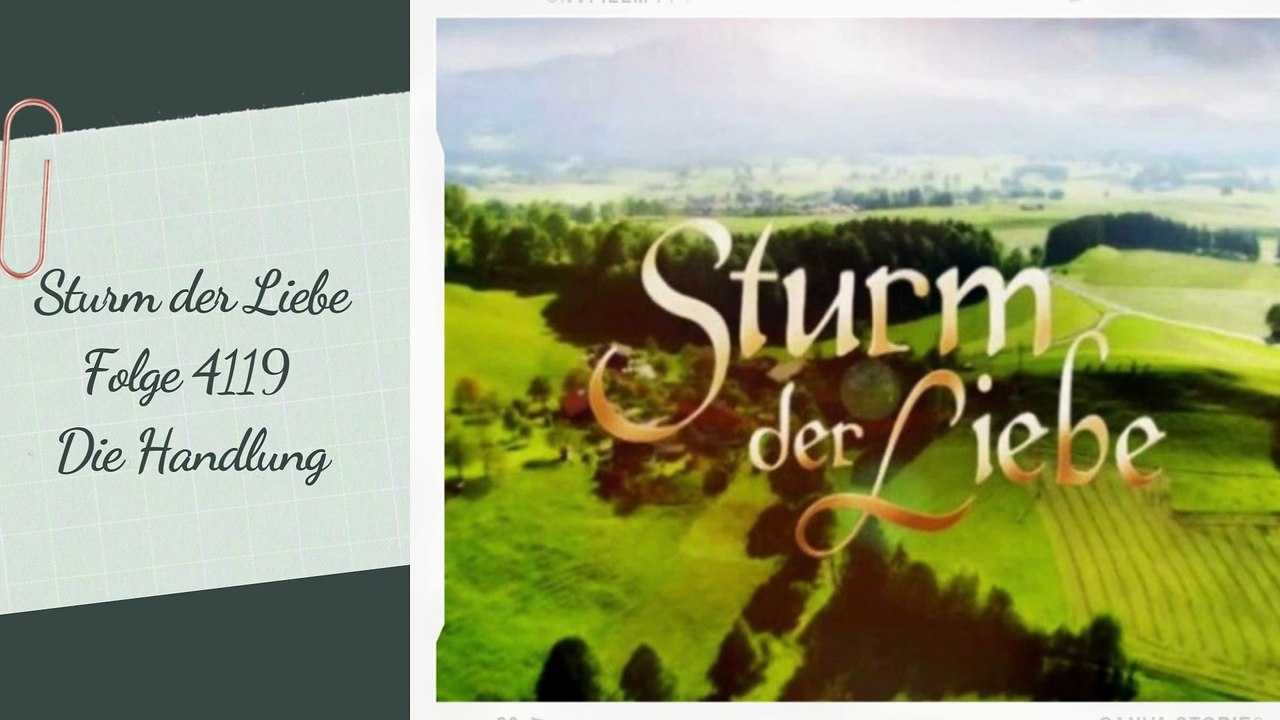 Sturm der Liebe Folge 4119 Herzschlag - Die Handlung