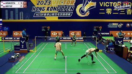 Ahsan _ Hendra (INA) vs (MAS) Arif _ Yap #hongkongopen2023