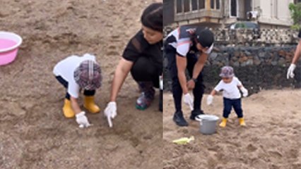 Debina Bonnerjee Daughter Lianna 'Swachhata Hi Seva' Campaign से जुड़ी, Beach Cleaning Video Viral |