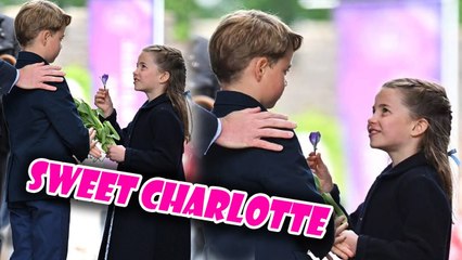 Princess Charlotte melts hearts in adorable exchange with Prince George