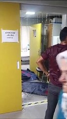 Deprem bölgesinde devlet hastanesi sular altında