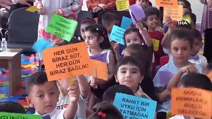 Elazığ'da miniklere okul sütü dağıtıldı