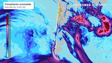 Desde Coquimbo al sur: primera semana de octubre comienza con precipitaciones en una buena parte de Chile