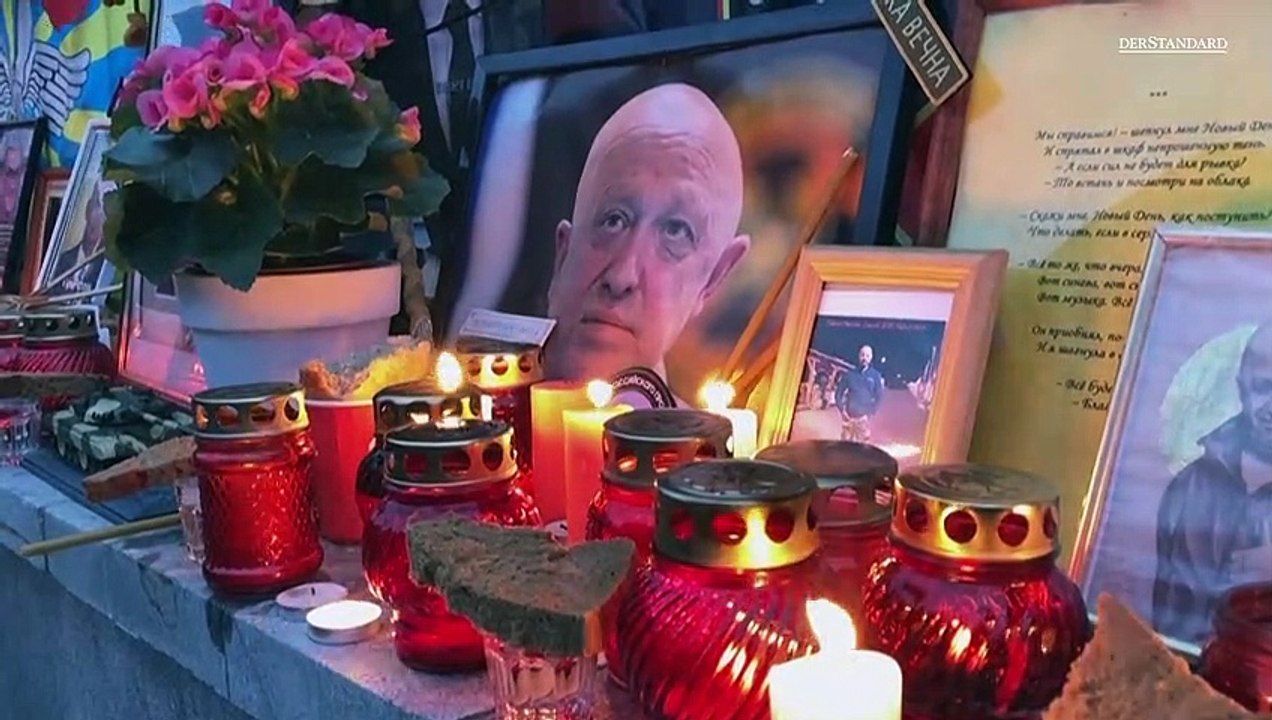 Verehrung für Wagner-Chef Prigoschin 40 Tage nach seinem Tod