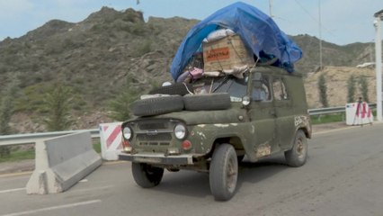 "J'ai laissé au Nagorny Karabakh nos maisons et toute notre vie", confie un réfugié arménien