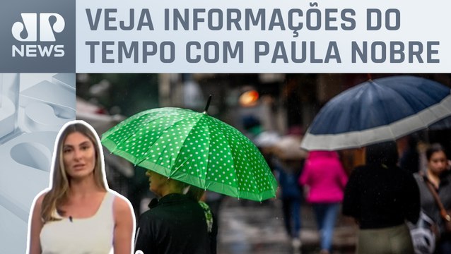 Passagem de ciclone provoca chuva no Sudeste e frio chega no Sul do Brasil | Previsão do Tempo