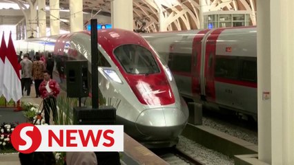 Download Video: Indonesia launches China-backed high-speed railway