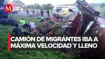 Camión con migrantes cubanos sufre terrible accidente en Chiapas