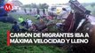 Camión con migrantes cubanos sufre terrible accidente en Chiapas