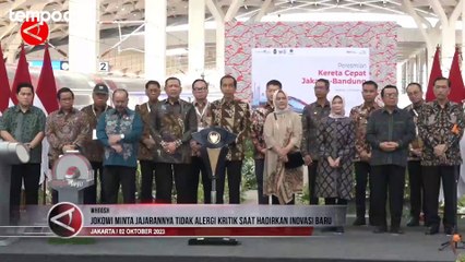 Jokowi Minta Jajarannya Jangan Alergi dengan Kritik