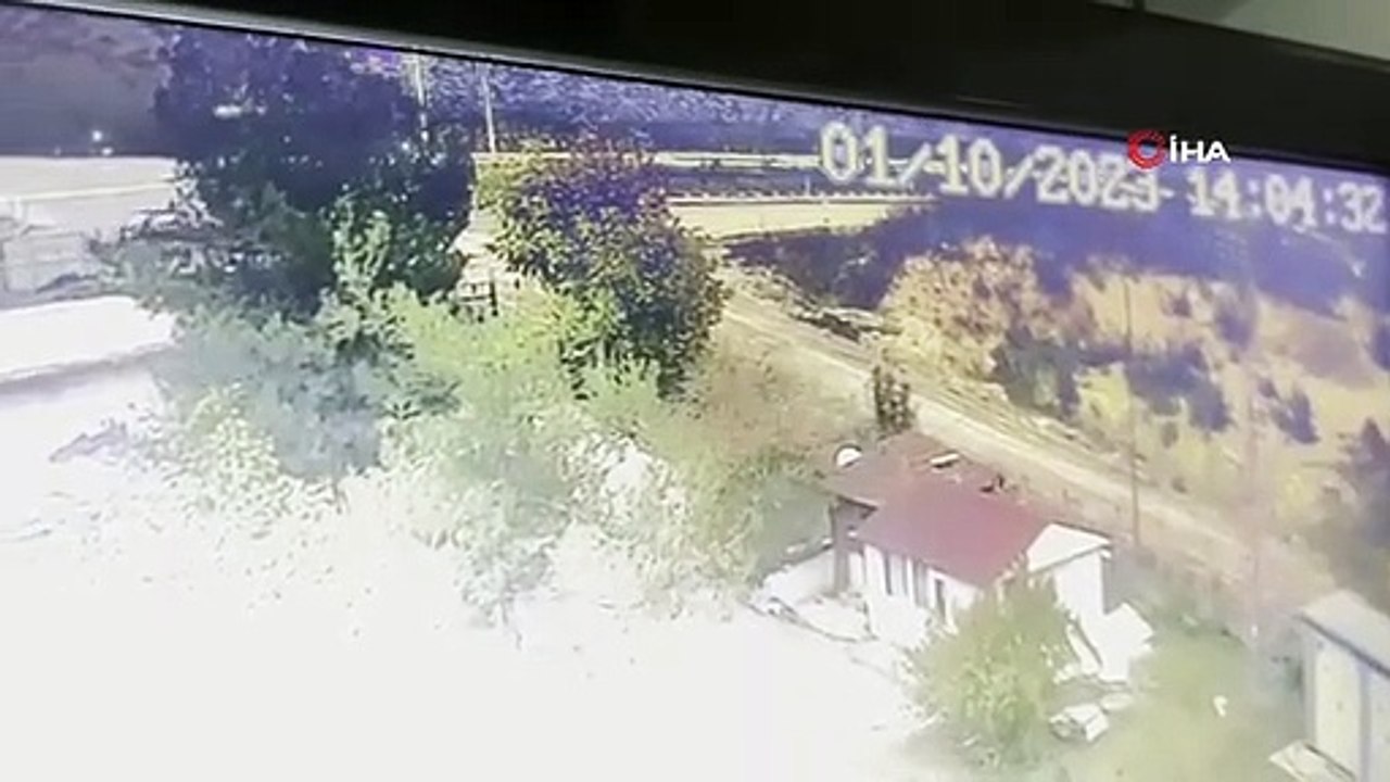 Un véhicule qui ne pouvait pas prendre le virage a eu un accident à Zonguldak