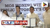 Comelec at PAO, lumagda ng kasunduan para depensahan ang mga testigo vs. vote-buying