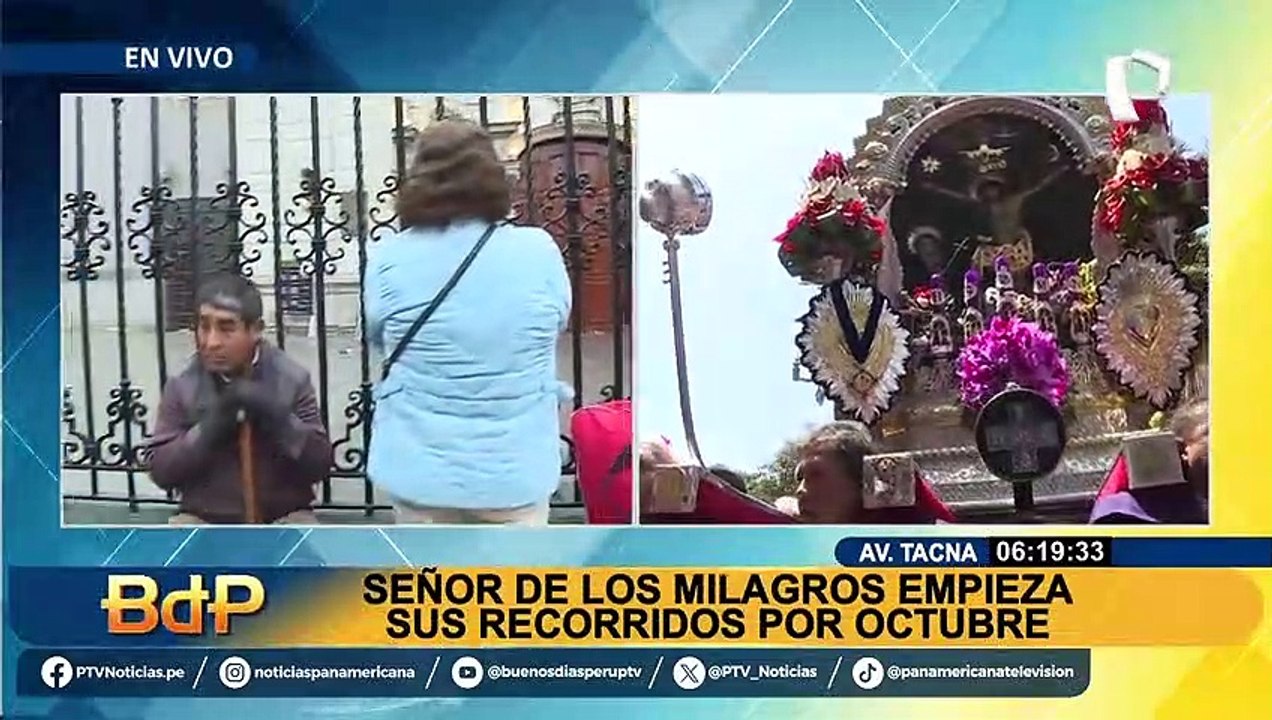 Señor de los Milagros: devotos de diferentes partes del Perú llegan a la capital
