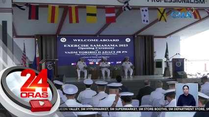 Sama-Sama Naval Exercise ng PH at US Navy kasama ang ilang observer countries, simula na | 24 Oras