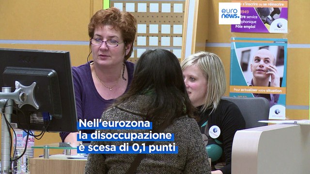 Eurostat, disoccupazione in leggero calo in Europa