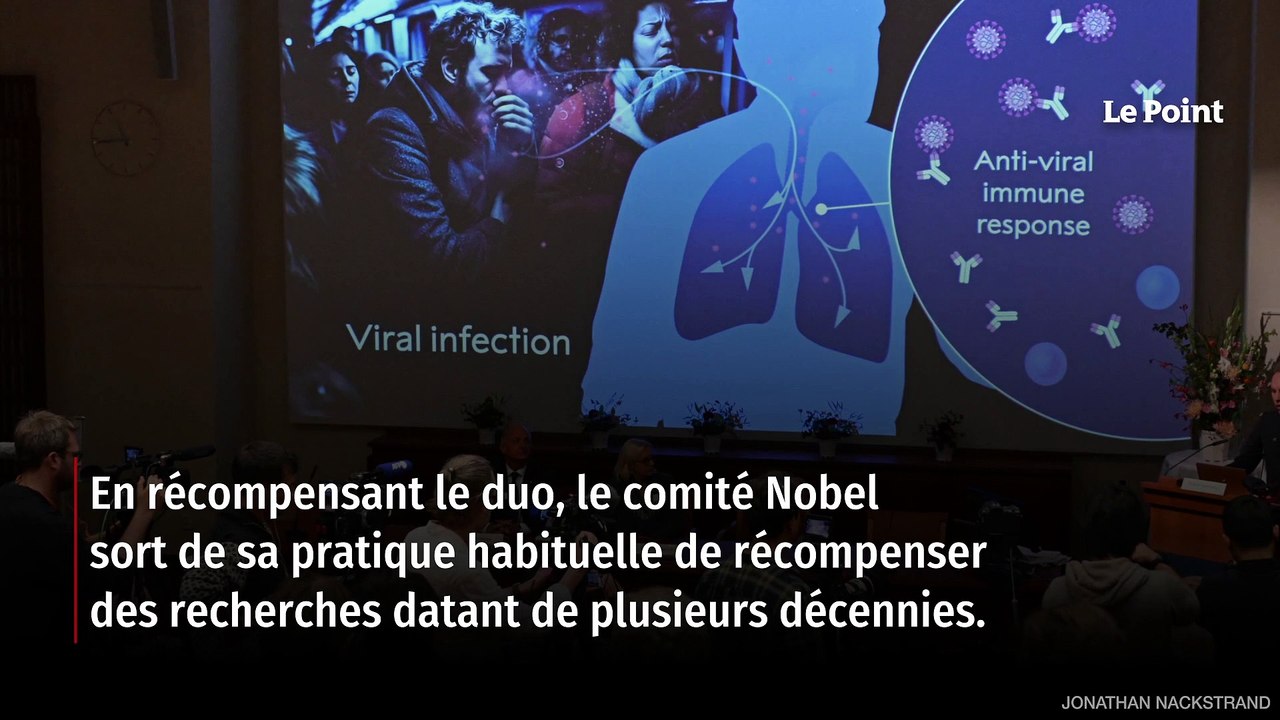 Nobel de médecine : deux spécialistes de l’ARN messager récompensés