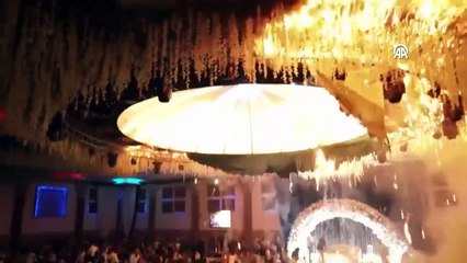 Musul’daki düğün salonu yangınına ilişkin yeni görüntüler