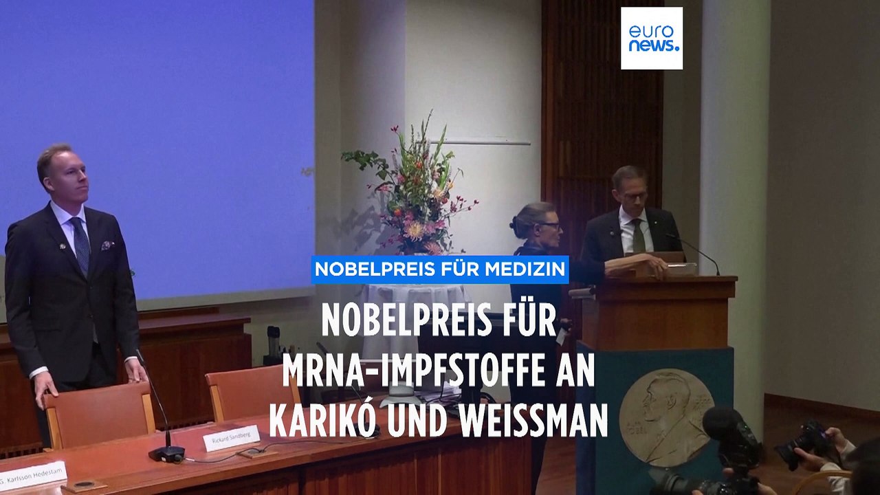 Medizin-Nobelpreis für Corona-Forschende Katalin Karikó und Drew Weissman