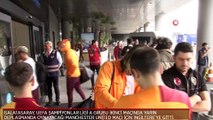 Galatasaray, Manchester United müsabakası için İngiltere'ye gitti.