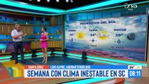 Semana con clima inestable en Santa Cruz