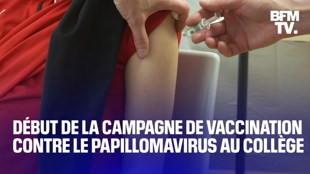 Début de la campagne de vaccination contre le papillomavirus pour les élèves de 5e