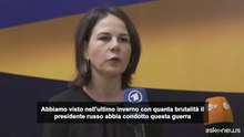 Ministra tedesca invita a proteggere l'Ucraina in vista dell'inverno