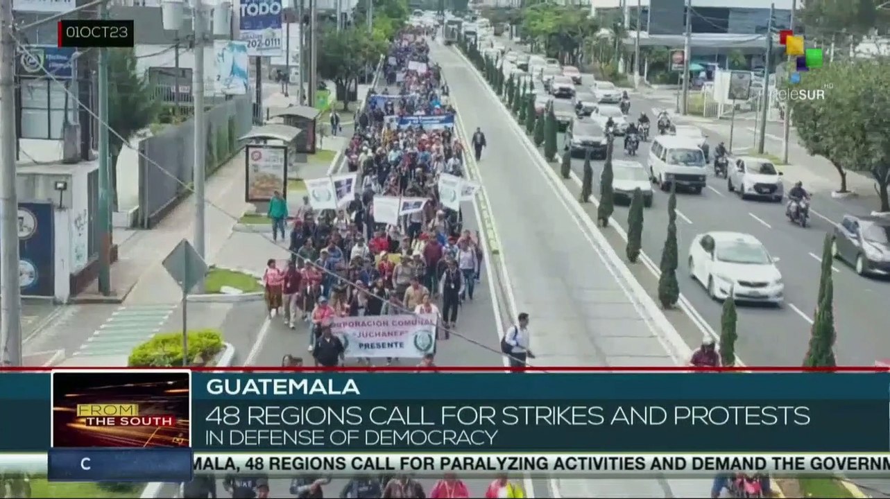Social movements in Guatelama call for indefinite national strike