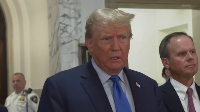 C'est la plus grande chasse aux sorcières de tous les temps : Donald Trump s'exprime avant son procès civil pour fraude