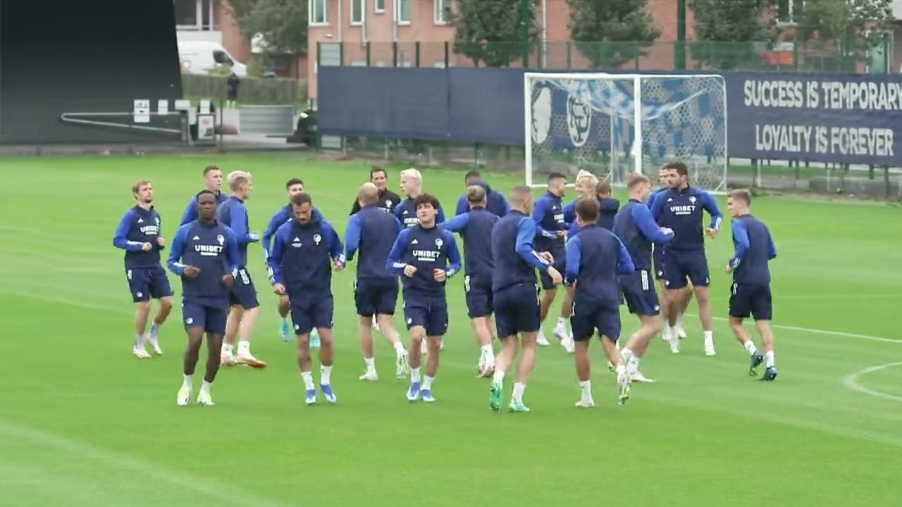 Copenhagen train ahead of UEFA Champions League clash with Bayern Munich