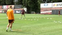 Galatasaray train ahead of UEFA Champions League clash with Manchester United