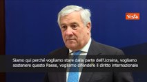 Tajani a Kiev: Sosteniamo l'Ucraina e difendiamo diritto internazionale