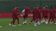 Manchester United train with Antony in action ahead of UEFA Champions League clash with Galatasaray