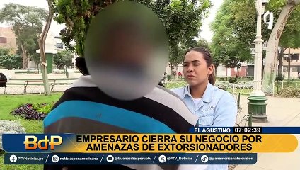 Download Video: El Agustino: empresario cierra su negocio tras amenazas de extorsionadores que aseguran ser del Tren de Aragua